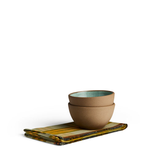 Kitchen Green Dessert Bowl and Napkin Set