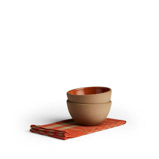 Tomato Dessert Bowl and Napkin Set